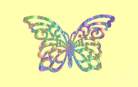 Pastel Butterfly Digital Art By Elisabeth Lucas Fine Art America