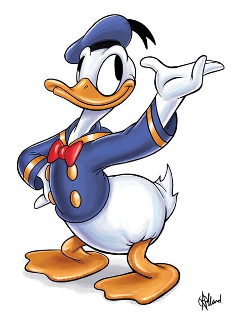 Disney Style Guide Paintings Donald Duck Donald Disney Walt Disney