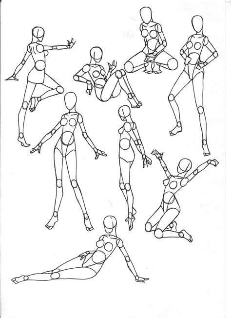 10 Dibujo De La Anatomía Y Estudio Del Movimiento