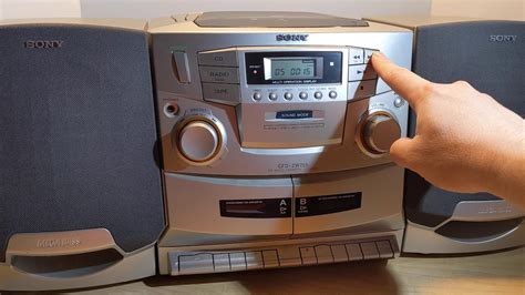 Sony Cfd Zw Cd Radio Cassette Boombox Stereo With Mega Bass For Sale On Ebay Youtube