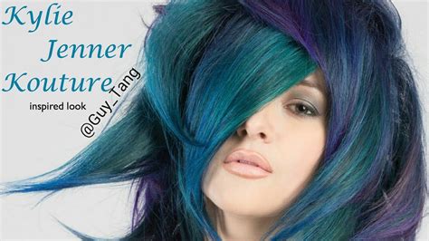 The best way to see if your hair is the proper starting shade is to strand test. Blue Green Hair Color - YouTube