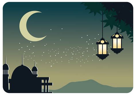 Ramadhan Afternoon Background Vector 201249 Vector Art At Vecteezy