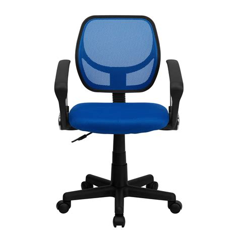 Union Scale Essentials Mesh Back Fabric Task Chair Blue 53 Off