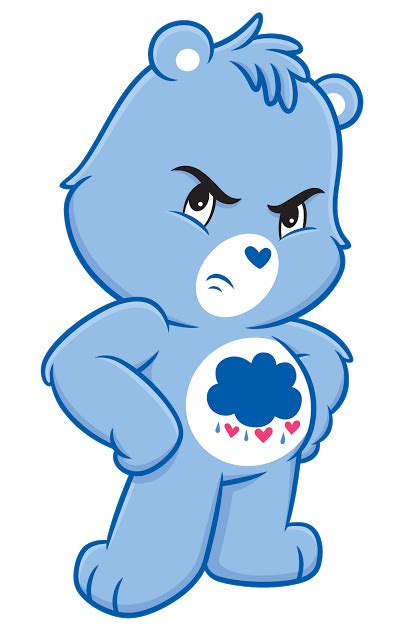 Grumpy bear is a care bear who made his second appearance as an illustration on american greetings cards in 1982. Pin by Ashlee Sparkles Torres on Drawing | Grumpy care ...