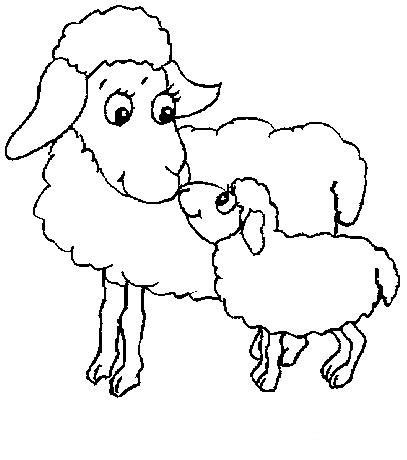 Dibujos de ovejas para colorear Colorear imágenes