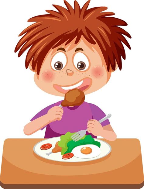 detalle 19 imagen dibujos de niños comiendo sano vn