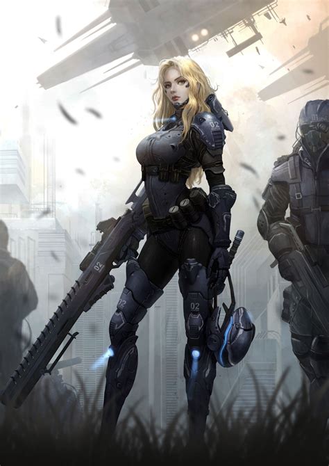 Yoon Lee Sniper Female Exhibition In Ndc Concept Art Characters My