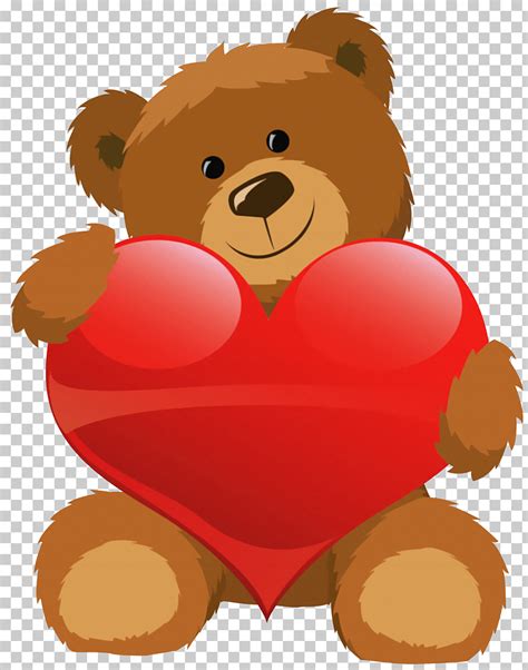 Teddy Bear Valentine S Day Heart Cute Bear With Heart Bear