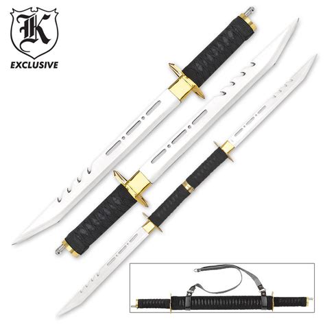 Galaxy Twin Sword Set With Sheath Knives And Swords At The