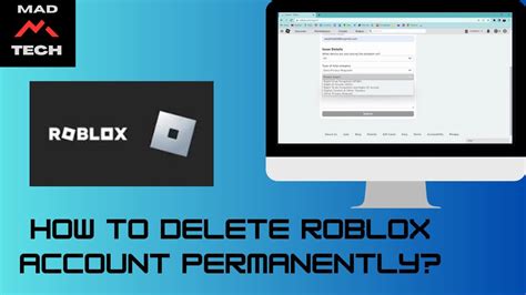 How To Delete Roblox Account Permanently Youtube