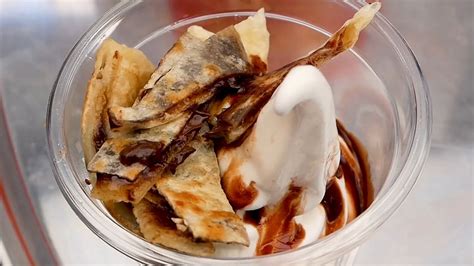 Vanilla Ice Cream Hotteok Korean Street Food Youtube