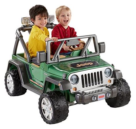 Power Wheels Jeep Wrangler Green Kids Cars