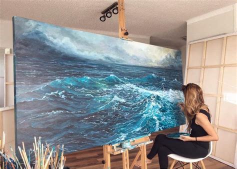 Les Grandes Peintures De Vagues Et D Oceans De Vanessa Mae 1 Les