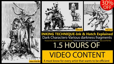 Artstation Inking And Hatching Demo Theory And Aplication Tutorials