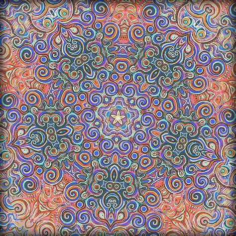 Mandala Spiral Star 5 Rays By Santosam81 On Deviantart