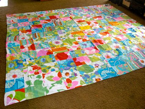 Vintage Hawaiian Print Patchwork Quilt By Aumoanadesigns On Etsy