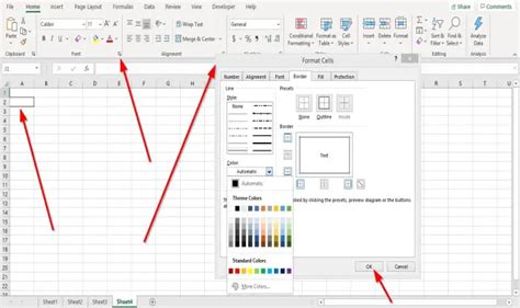 How To Add Or Remove Cell Borders In Excel