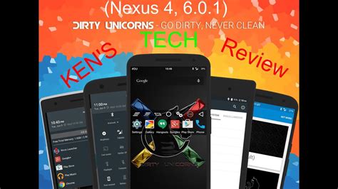 Dirty Unicorns 6 0 1 Custom Rom Review Nexus 4 YouTube