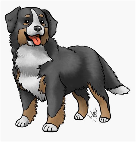 Transparent Hunting Dog Clipart Bernese Mountain Dog