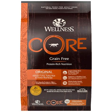 Wellness Core Grain Free Original Turkey Adult Dog Food 12 Lb Alsip