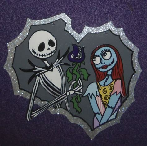 Jack And Sally Wall Plaque Nightmare Before Christmas