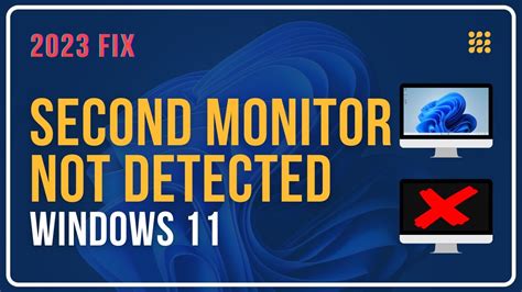windows 11 not detecting second monitor fix 3 methods youtube