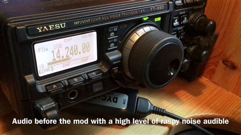 Yaesu Ft 897 Audio Noise Reduction Mod Youtube