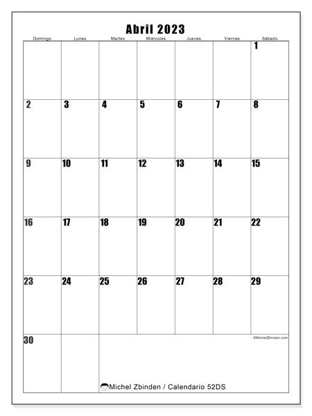 Coro Altoparlante Desaparecido Calendario Para Imprimir Abril 2020