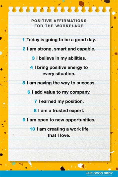 45 Positive Work Affirmations For Career Success