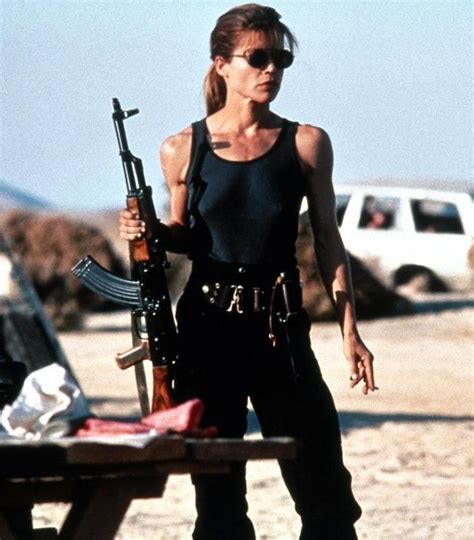 Linda Hamilton As Sarah Connor In Terminator