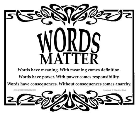 Words Matter Poster Words Speak Life