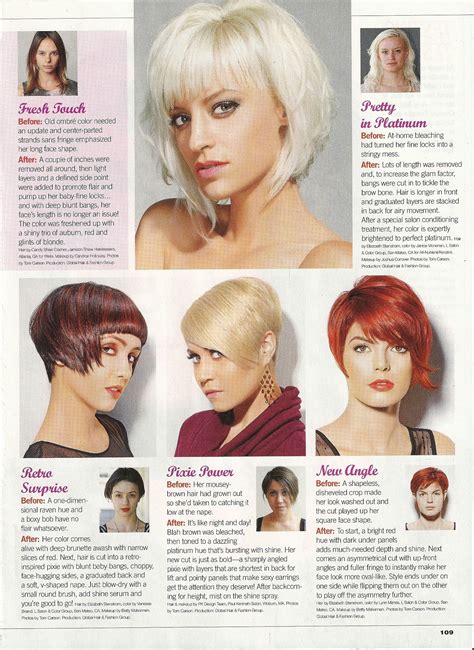 Look For Short Hair Style Guide Fall Issue On Page 109 All Different