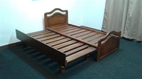 Cama Marinera Madera Modelo Onda con Hueco Ombú Muebles Uruguay