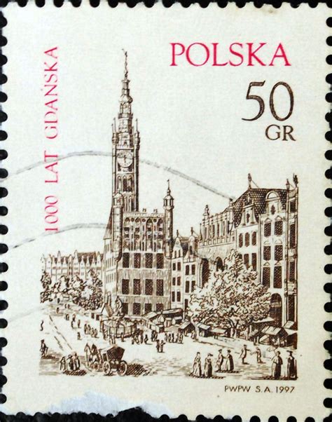 Gdansk Gdansk Poland Postage Stamps City Middle Quick Seals