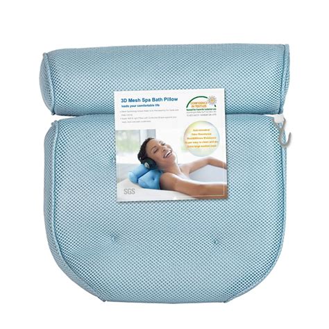 bath pillow spa pillow for shoulder back head and neck support soft and large size for any