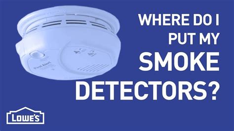 The smoke detector is respond to the smoke and heat cause of the burning and should be install on the ceiling ,never install it on the wall. Where Do I Put My Smoke Detectors? | DIY Basics | Smoke ...