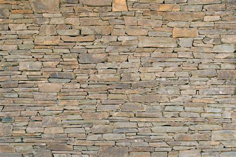 Stacked Stone Wall Wall Mural And Photo Wallpaper Photowall