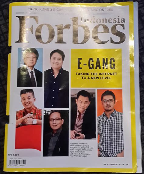 Aryo On Forbes Indonesia Magazine Cover Cerita Prasmul