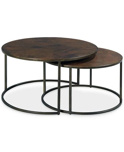 Your style, your budget, over 200 brands, on trend. Furniture Copper Round 2-Piece Nesting Coffee Table Set ...