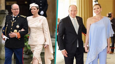 Princess Charlene Of Monaco Makes Rare Appearance At Coronation Day