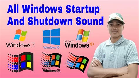 All Windows Startup And Shutdown Sounds All Windows Sounds Youtube