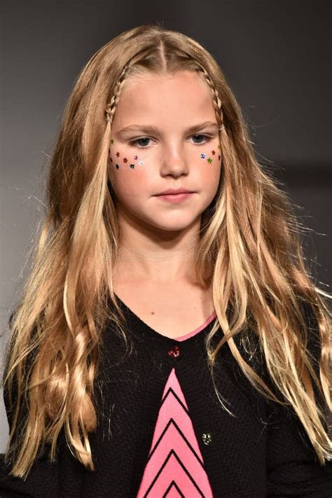 A Model Walks Runway At Little Miss Matched Fallwinter 2016 Runway