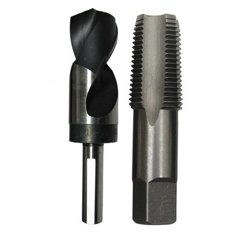 12 Carbon Steel Npt Tap And 2332 High Speed Steel Drill Bit