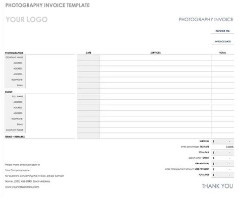 55 Free Invoice Templates Smartsheet