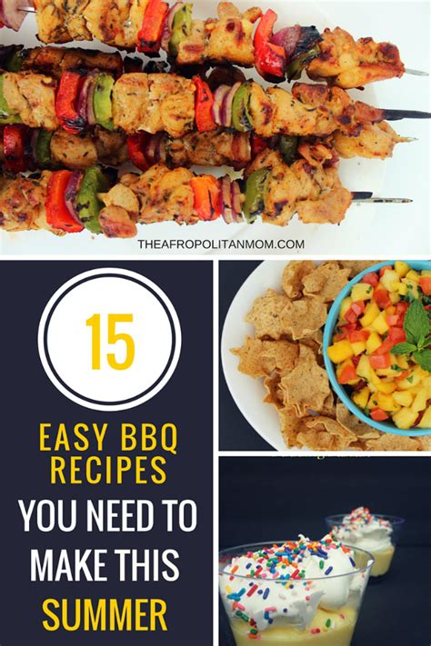 15 Easy Bbq Recipes You Need To Make This Summer Afropolitan Mom