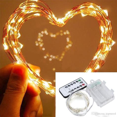8 Lighted Modes 50led 100led 200led Copper Wire String Lights For Fun