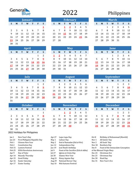National Holiday Indonesia 2022 Example Calendar Printable
