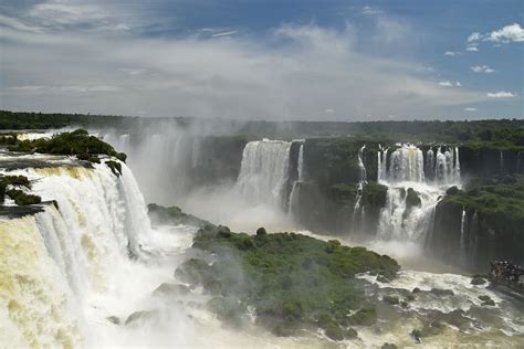 Hd Wallpaper Argentína Brazil Iguazu Iguacu Falls River