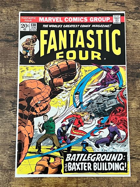 Fantastic Four 130 1973 Vfnm Frightful Four App Steranko A