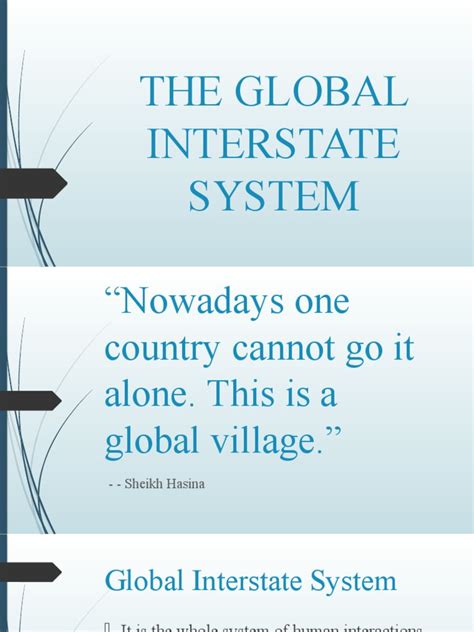 The Global Interstate System Pdf